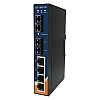 IES-1042FX-SS-SC, Switch przemysłowy niezarządzalny, DIN, 4x 10/100 RJ-45 + 2x 100 SM SC, obudowa slim 