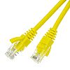 Patchcord UTP, kat6, 3,0m, żółty, LSOH/LSZH