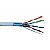 Kabel skrętka FTP (F/UTP), kat5E, linka, wewnętrzny, szary, 4x2x26 AWG, 305m