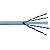 Przewód U/UTP Wave Cables, kat.6, wewnętrzny, szary, 4x2x23 AWG, Cu, 305 m, drut