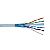 Kabel skrętka FTP (F/UTP), kat6, linka, wewnętrzny, szary, 4x2x26 AWG, 305m