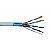 Kabel skrętka FTP (F/UTP), kat5E, wewnętrzny, szary, LSOH/LSZH, 4x2x26 AWG, 305m, linka
