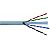 Kabel UTP, skrętka, kat6, wewnętrzny, szary, LSOH/LSZH, 4x2x23 AWG, 305m, drut