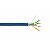Kabel FTP (F/UTP), skrętka, kat5E, drut, wewnętrzny, niebieski, LSOH, 4x2x24 AWG, 305m