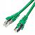 Patchcord FTP, kat6, 2,0m, zielony