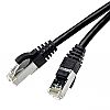 Patchcord FTP, kat6, 3,0m, czarny, LSOH/LSZH