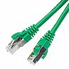 Patchcord FTP-K6; 5,0 m; zielony