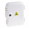 Przełącznica FTTH, IP65, 8x SC simplex, bez adapterów, zamykana na klucz (245x205x65mm)