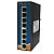 IGPS-1080-24V, Switch przemysłowy niezarządzalny, DIN, 8x 10/1000 RJ-45 PoE, obudowa slim 