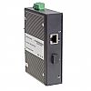 Konwerter przemysłowy 1x 100/1000TX (RJ-45) + 1x 1000FX (SFP) (Wave Industrial WO-IC-M1GF1GT)