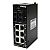 IES-162FX-MM-SC-L, Switch przemysłowy niezarządzalny, DIN, 6x 10/100 RJ-45 + 2x 100 MM SC