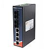 IPS-1042-FX-MM-SC-24V, Switch przemysłowy niezarządzalny, DIN, 4x 10/100 RJ-45 PoE + 2x 100 MM SC