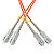 Patchcord światłowodowy MM SC/UPC-SC/UPC, 50/125, dupleks, OM2,  3m