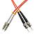 Patchcord światłowodowy LC/UPC-ST/UPC, MM, 50/125, dupleks, włókno OM2,  2m