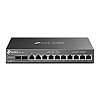 Gigabitowy router VPN Omada 3-w-1, 10x 10/100/1000 RJ-45, 2x slot SFP, PoE+, desktop (TP-Link ER7212PC)