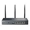 TP-Link ER706W, Bezprzewodowy gigabitowy router VPN Omada, standard AX, 3000Mbps, 5x 10/100/1000 RJ-45, 1x slot SFP, desktop