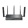 Bezprzewodowy gigabitowy router VPN Omada, standard AX, 3000Mbps, 5x 10/100/1000 RJ-45, 1x slot SFP, desktop (TP-Link ER706W-4G)
