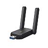 Trzypasmowa bezprzewodowa karta sieciowa USB AXE5400, standard AX, 5400Mbps, Wi-Fi 7 (TP-Link Mercusys MA86XH)