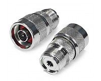 Przejście złącze męskie N na złącze żeńskie UHF