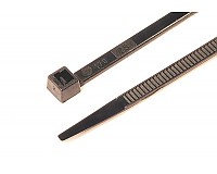 Opaski kablowe, 4,8 x 300 mm, czarne