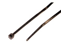 Opaski kablowe, 2,5 x 100 mm, czarne