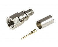 Złącze męskie FME zaciskane na przewód (H155)