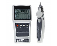 Tester okablowania LCD, RJ-45, RJ-11 z cyfrowym szukaczem par, WT26C