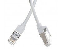 Patchcord S/FTP-K8 (PiMF); 5,0 m; szary; LSOH/LSZH