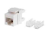 Złącze typu keystone 8p8c, nieekranowane, kat. 5e, typu IDC zaciskane z tyłu, krótkie