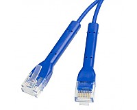 Patchcord UTP-K6a; 2,0 m; niebieski; LSOH/LSZH, ultra flex