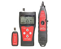 Tester okablowania LCD, RJ-45, RJ-11, BNC z szukaczem (NOYAFA NF-300)