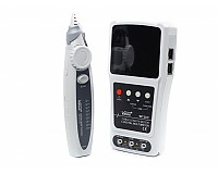 Tester okablowania LCD, RJ45, RJ11, multimetr, cyfrowy szukacz par (WT36C)