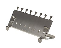 Mocowanie dla 8 gniazd keystone na szynę DIN (TS35)