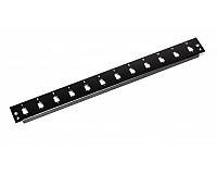 Płyta czołowa 12x SC simplex, czarna
