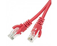 Patchcord UTP-K5e; 1,0 m; czerwony; LSOH/LSZH