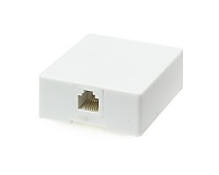 Puszka natynkowa PN1-6 ze złączem żeńskim 6p6c (standard)