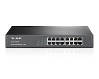 Switch niezarządzalny, 16x 10/100 RJ-45, 11,6" z uchwytami na 19" (TP-Link TL-SF1016DS)