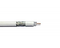 Przewód koncentryczny Wave Cables RG6 Cu, biały, 100m