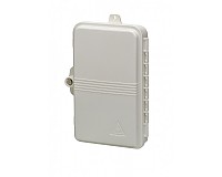 Przełącznica FTTH, IP65, 4x SC simplex, bez adapterów, zamykana na klucz