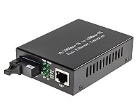 Konwerter 10/100 Mbps RJ-45/SC, SM 1310nm, 20km, WDM, LFP (Wave Optics, WO-KA-SWS-020K-A)
