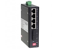 Switch niezarządzalny 4x 100/1000 RJ-45 PoE, 2x 1000 SFP (Wave Industrial WO-IS-M2GF4GT-4POE-M)