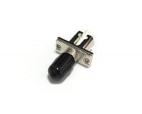 Adapter światłowodowy hybrydowy LC/UPC - ST/UPC simplex, wielomodowy