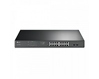 Switch niezarządzalny, 16x 10/100 RJ-45, 2x 10/100/1000 RJ-45, 2x SFP, PoE+ (TP-Link TL-SL1218MP)