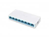 Switch niezarządzalny, 8x 10/100 RJ-45, desktop (TP-Link Mercusys MS108)