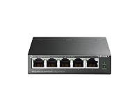 Switch niezarządzalny,  5x 10/100 RJ-45, PoE, desktop (TP-Link TL-SF1005LP)