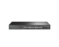 Switch zarządzalny, 24x 10/100/1000 RJ-45, 4x slot 10G SFP+, 19" (TP-Link TL-SG3428X)