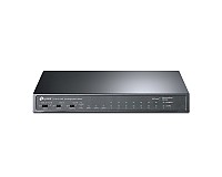 Switch niezarządzalny,  8x 10/100 RJ-45, 2x 10/100/1000 RJ-45, 1x SFP, PoE+ (TP-Link TL-SL1311MP)