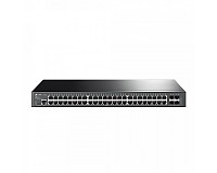 Switch zarządzalny, 48x 10/100/1000 RJ-45, 4x slot 10G SFP+, 19" (TP-Link TL-SG3452X)