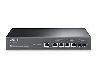 Switch zarządzalny, 6x 10G RJ-45, 2x SFP+, PoE++, 11,6" z uchwytami na 19" (TP-Link TL-SX3206HPP)