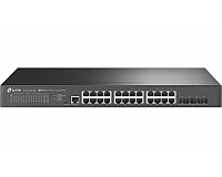 Switch zarządzalny, 24x 2,5G RJ-45, 4x slot 10G SFP+, 19" (TP-Link TL-SG3428X-M2)